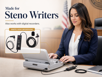 Super Court Reporter Microphone Exclusive